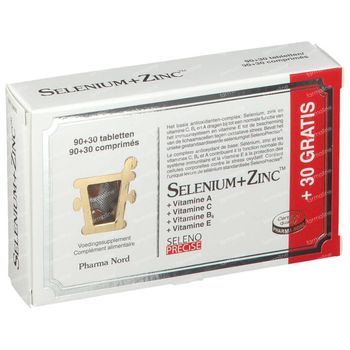 Pharma Nord Selenium+Zinc 120 comprimés