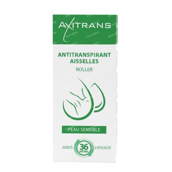 Axitrans Anti-Transpirant Roller Aisselles Peau Sensible 20 ml