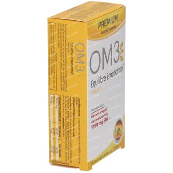 OM3 Formule Premium - Soutient l'équilibre emotionel. 45 capsules