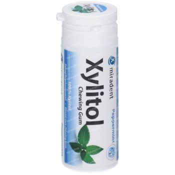 Miradent Chewing Gum Xylitol Menthe Poivre 30 st