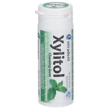 Miradent Chewing Gum Xylitol Menthe Vert 30 st