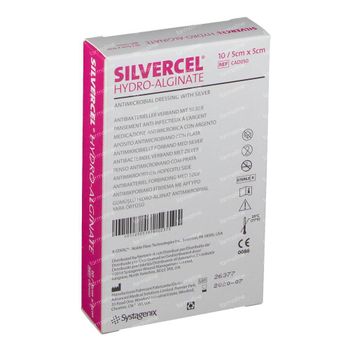 Silvercel Pansement 5 x 5Cm Cad050 10 st