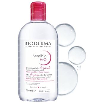 Bioderma Sensibio H2O Eau Micellaire Démaquillante Nettoyante 500 ml