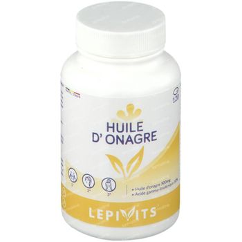 Lepivits Huile D'Onagre 500mg 120 capsules