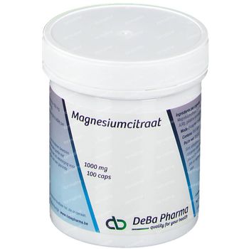 Deba Pharma Magnesium Citraat 1000mg 100 capsules