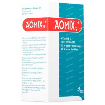 Aomix-G - Vitamine E et Huile d'Onagre pour le Confort Pendant les Règles 80 capsules