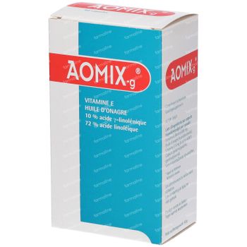 Aomix-G - Vitamine E en Teunisbloemolie voor Comfort tijdens Maandstonden 80 capsules