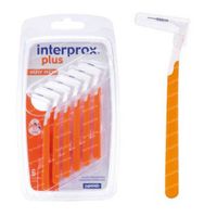 Interprox Plus 90° Super Micro Interdentale Borsteltjes Oranje 6 stuks