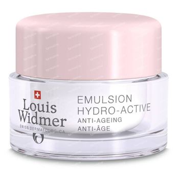 Louis Widmer Hydro-Active Emulsie Zonder Parfum 50 ml