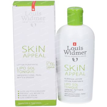 Louis Widmer Skin Appeal Lipo Sol Tonic Zonder Parfum 150 ml