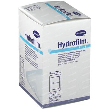 Hartmann Hydrofilm Plus 5 x 7.2cm 685771 50 pièces