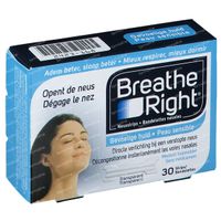 Breathe Right Clear Bandelettes Nasales 30 st