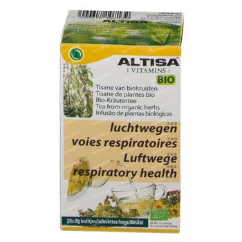 Altisa Thé Voies Respiratoires Bio 20x2 g sachets