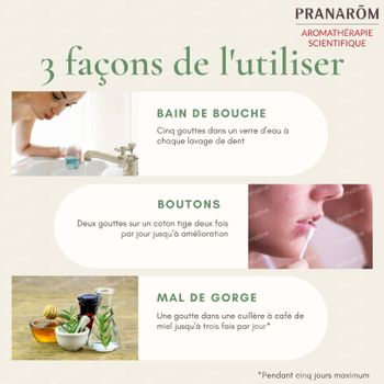 Pranarôm Huile Essentielle Tea-Tree Bio 10 ml