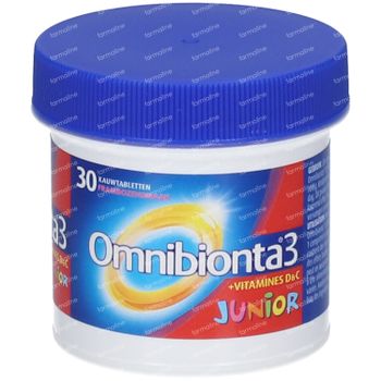 Omnibionta®3 Junior 30 comprimés à croquer