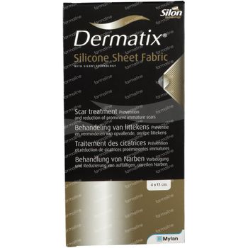 Dermatix Silicone Sheet Fabric 4x13cm 1 st