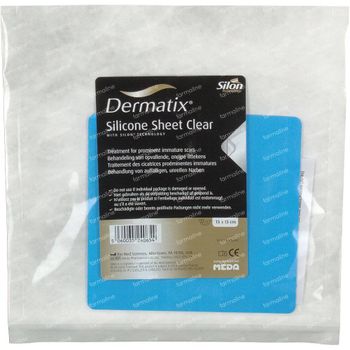 Dermatix Silicone Sheet Fabric 13x13cm 1 st