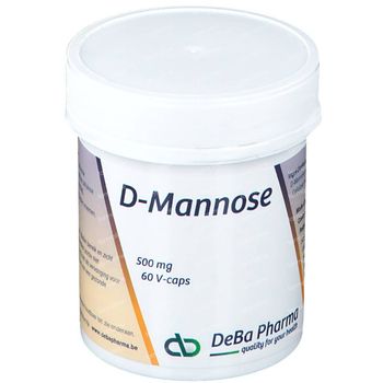 DeBa Pharma D-Mannose 500Mg V-Caps 60 capsules
