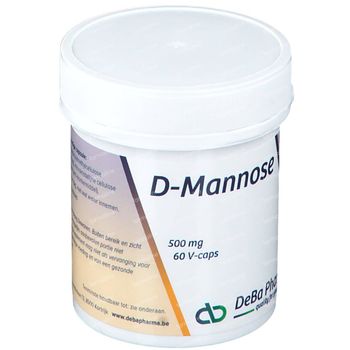 DeBa Pharma D-Mannose 500Mg V-Caps 60 capsules