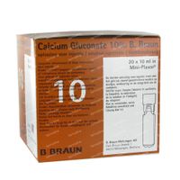 Braun Calcium Gluc 10 % 200 ml ampoules