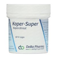 Deba Pharma Koper-Super 1.5mg Kopercitraat 60 capsules
