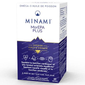 Minami MorEPA +Plus 60 gélules souples
