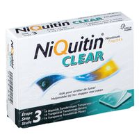 NiQuitin® Clear 7mg/24h 14 pleisters
