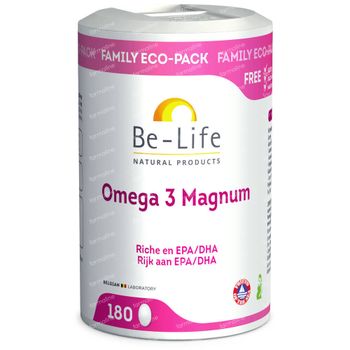 Be-Life Omega 3 Magnum 180 capsules