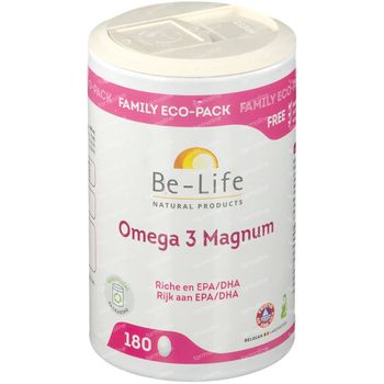 Be-Life Omega 3 Magnum 180 capsules