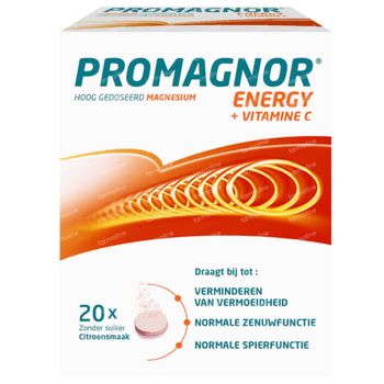 Promagnor® Energy 20 comprimés effervescents