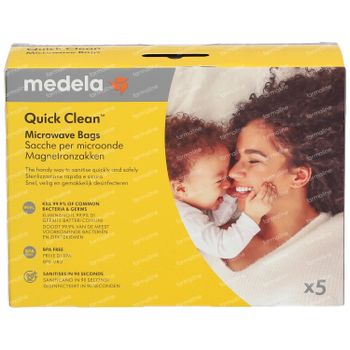Medela Quick Clean Sachets pour Micro-Ondes 5 pièces