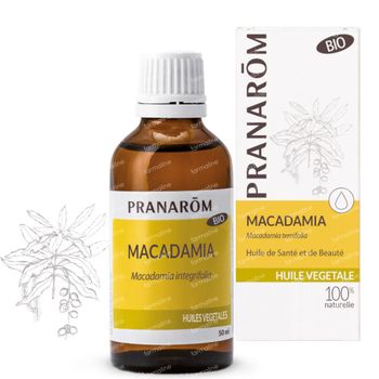 Pranarôm Huile Végétale Macadamia Bio 50 ml