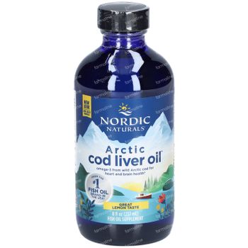 Nordic Arctic Cod Liver Oil Citron 237 ml