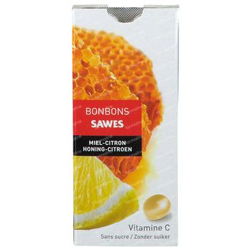 Sawes Bonbon Miel-Citron Sans Sucre 22 g