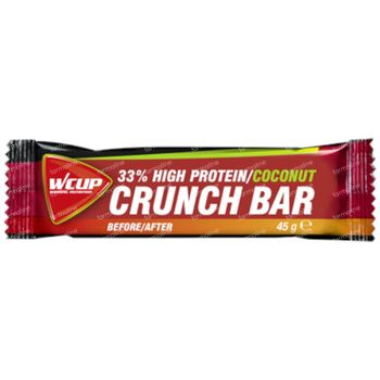 Wcup Crunch Bar High Protein 35 % Kokosnoot 45 g