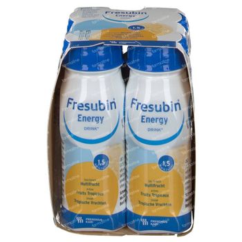 Fresubin Energy Drink Fruits Tropicaux 4x200 ml