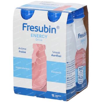 Fresubin Energy Drink Aardbei 4x200 ml