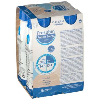 Fresubin Protein Energy Drink Noisettes 4x200 ml