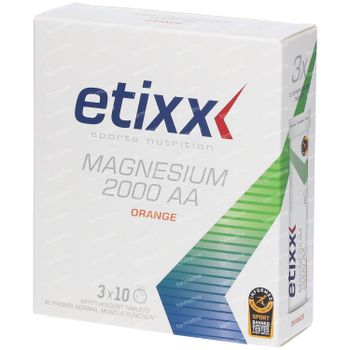 Etixx Magnésium 2000 AA 30 comprimés effervescents
