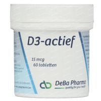 DeBa Pharma D3-Actif 15mcg 60 comprimés