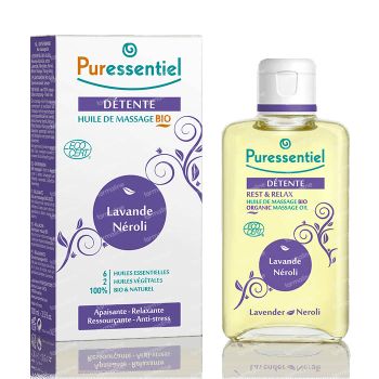 Puressentiel Bio Huile Massage Lavande-Néroli 100 ml