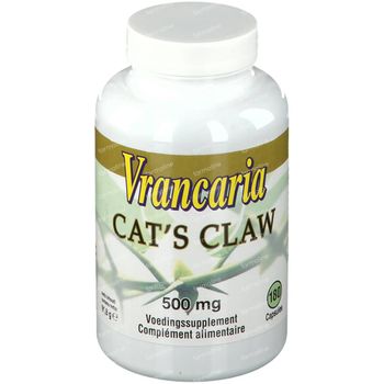 Vrancaria Cat's Claw 500 Mg 180 capsules