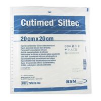 Cutimed Siltec Cp Steril 20,0X20,0Cm 7263204 1 st