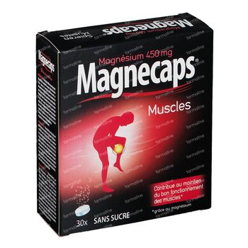 Magnecaps Muscles 30 comprimés effervescents
