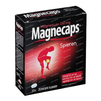 Magnecaps Spieren Magnesium 450mg 30 bruistabletten