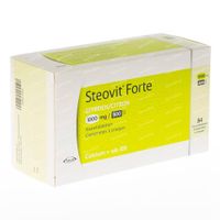 Steovit Forte Citroen 1000mg/800 I.E. Calcium & Vit D 84 kauwtabletten