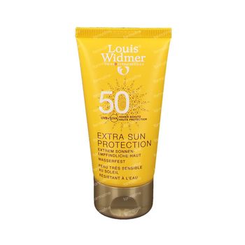 Louis Widmer Extra Sun Protection SPF50 Zonder Parfum 50 ml
