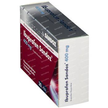 Ibuprofen Sandoz 400mg 30 tabletten