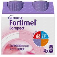 Fortimel Compact Aardbei 4x125 ml