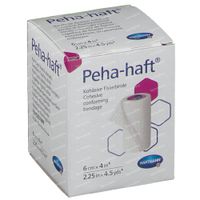 Hartmann Peha-Haft Latexfree 6cm x 4m 932442 1 st